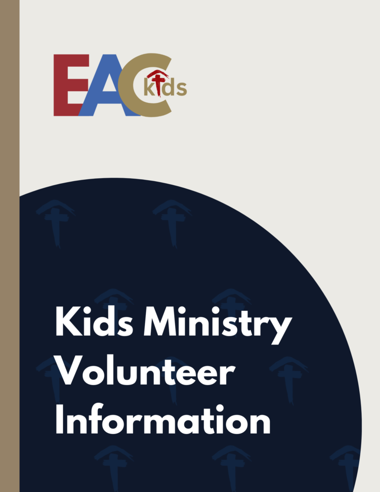 Kids Ministry Volunteer Information