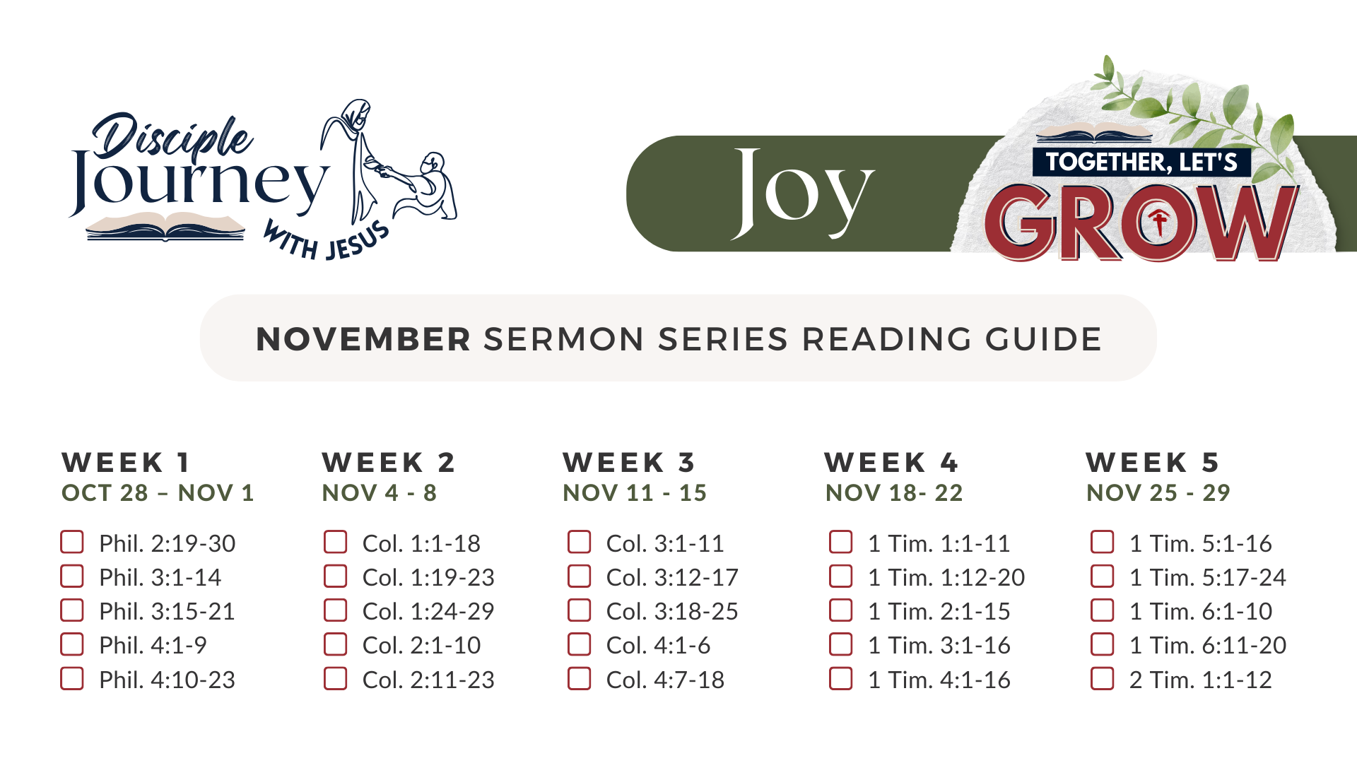 November Reading Guide