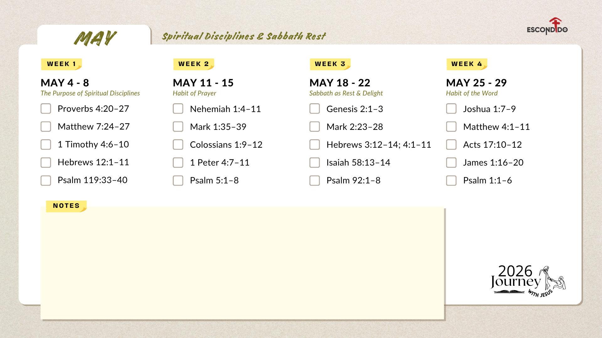 May Reading Guide
